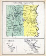 Webster, Boscawen, Webster Town, Soscawen Town, Canterbury, New Hampshire State Atlas 1892